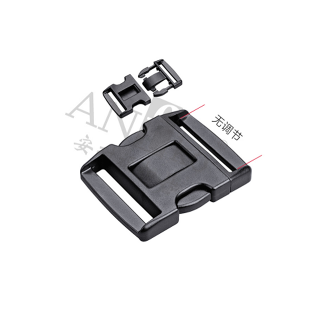 带中心方形锁的重型 POM 腰带扣