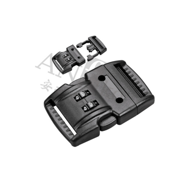 用于织带的安全密码锁 POM 带扣